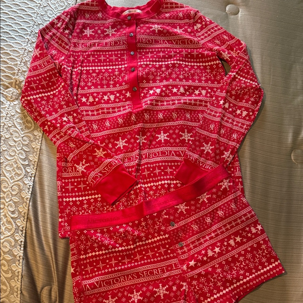Victoria's Secret Thermal Pajama Set